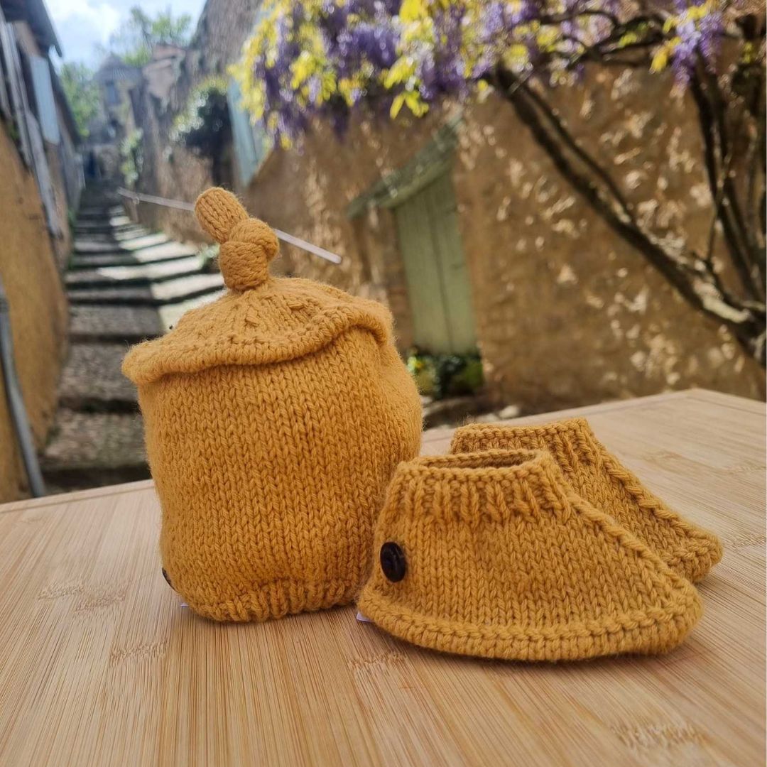 Layette bébé Cabri, les tons chauds