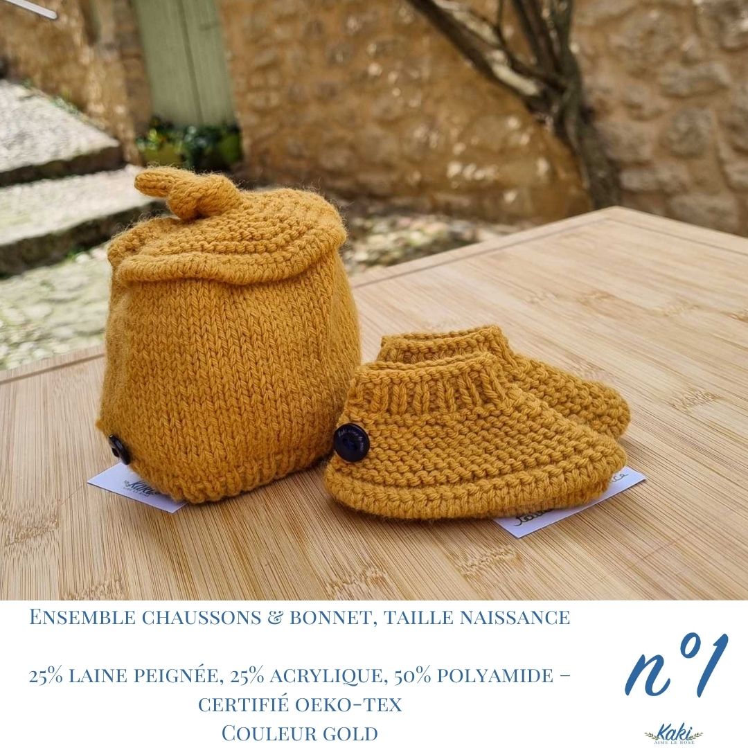 Layette bébé Cabri, les tons chauds