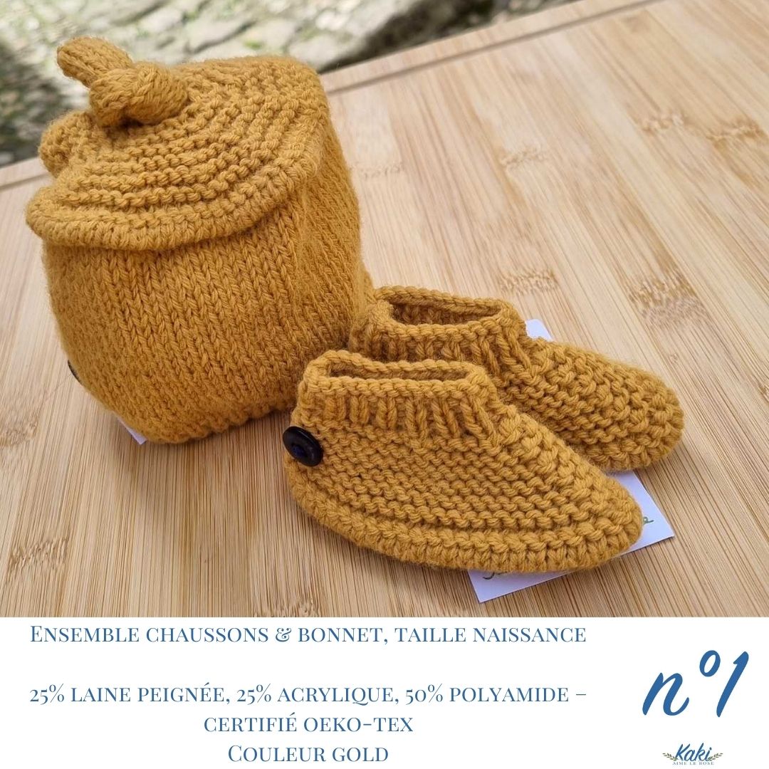 Layette bébé Cabri, les tons chauds