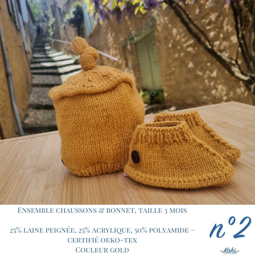 Layette bébé Cabri, les tons chauds