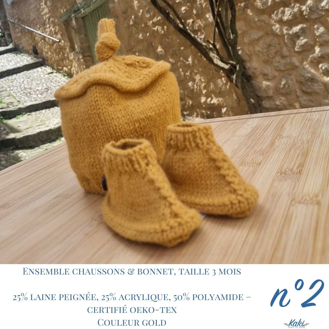 Layette bébé Cabri, les tons chauds