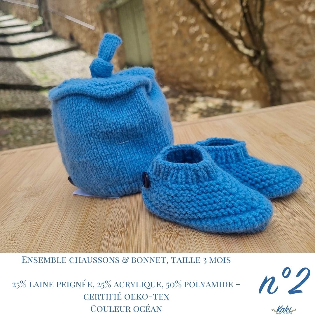 Layette bébé Cabri, les tons froids