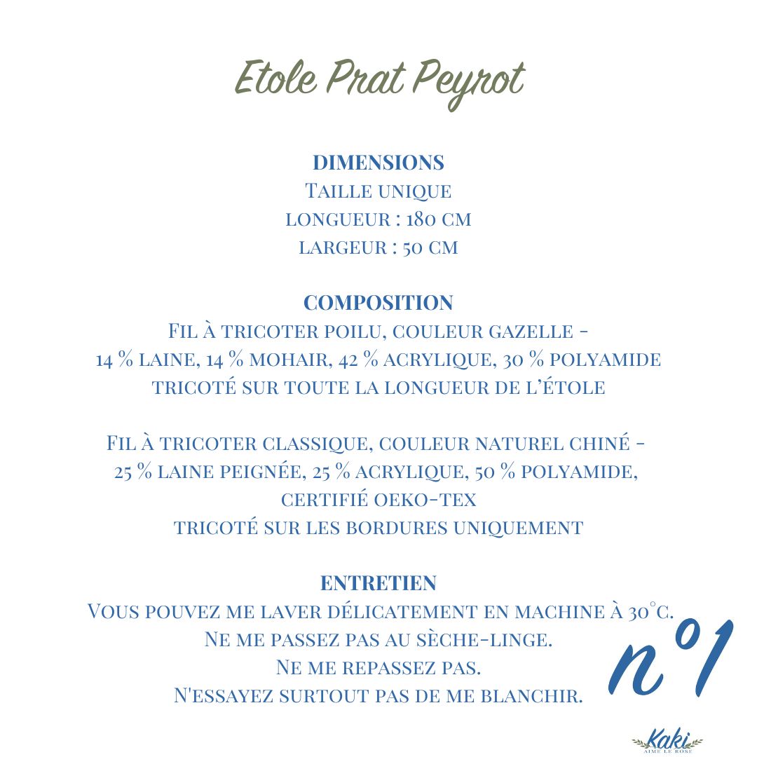 Etole Prat Peyrot, les tons chauds