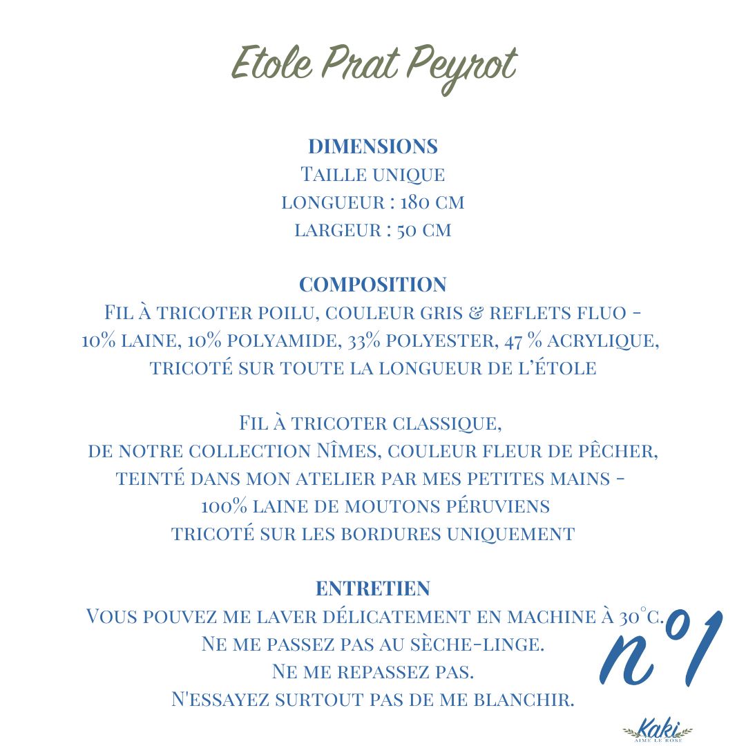 Etole Prat Peyrot, les tons froids