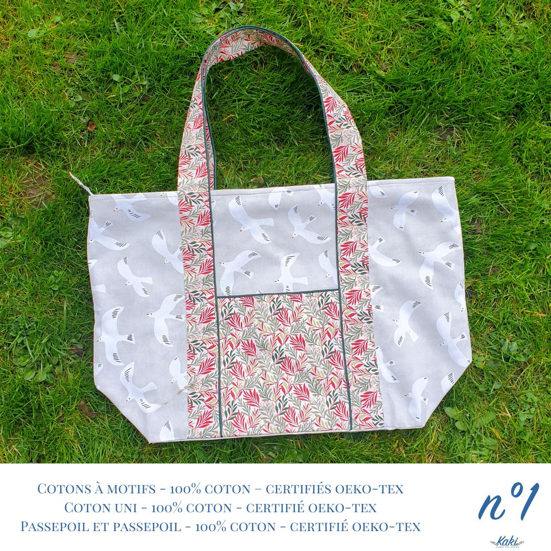 Sac cabas Seguin, les tons chauds