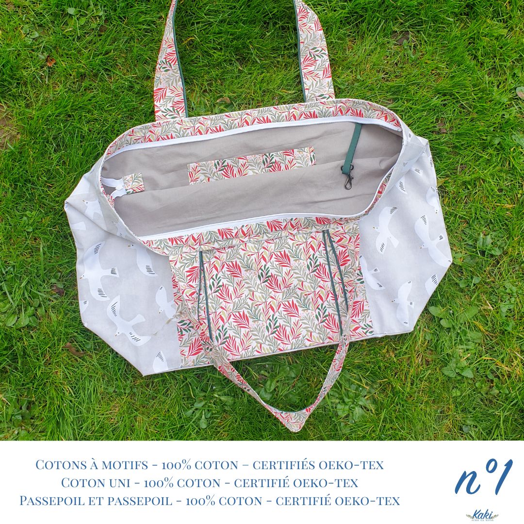 Sac cabas Seguin, les tons chauds