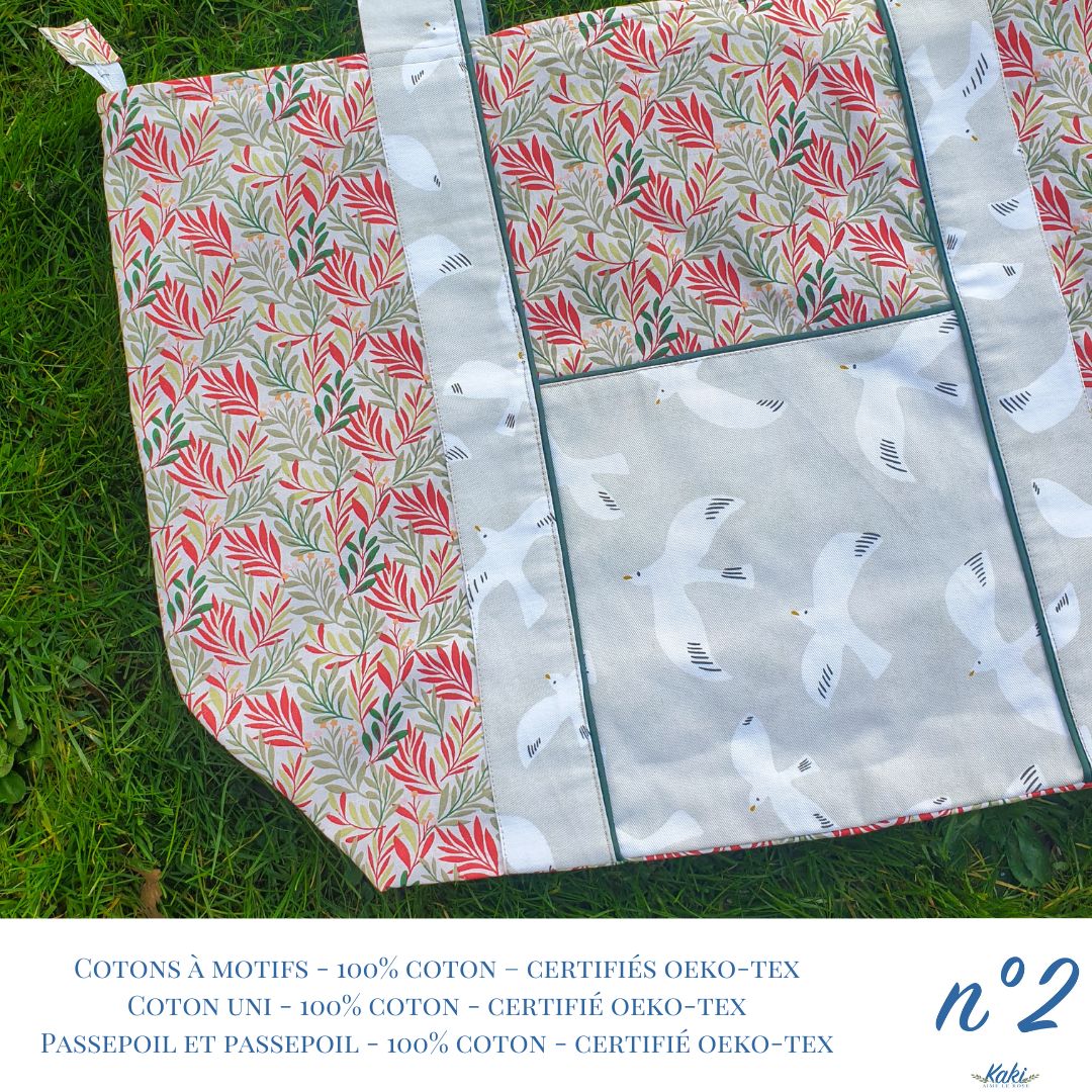 Sac cabas Seguin, les tons chauds