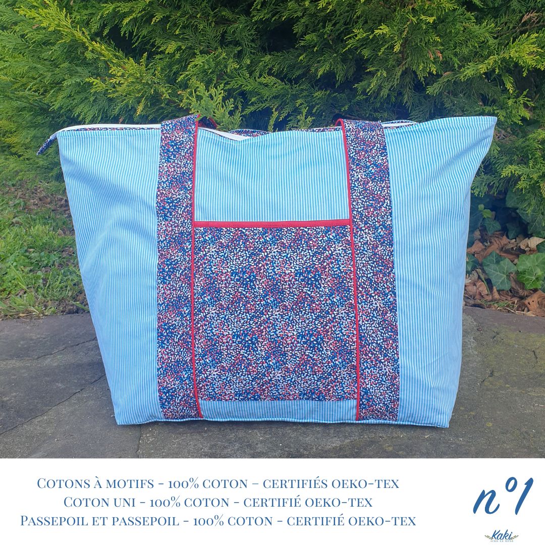 Sac cabas Seguin, les tons froids