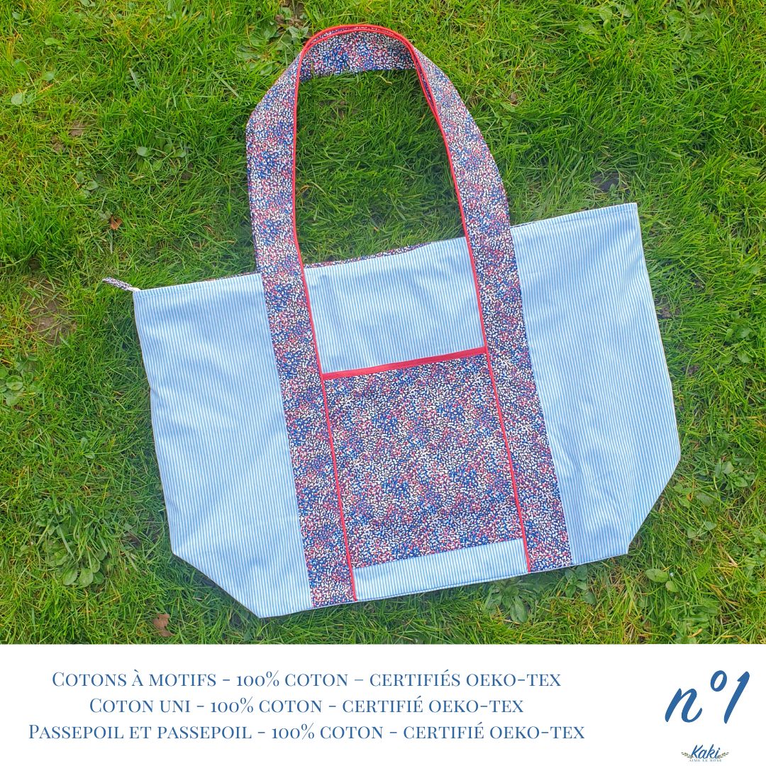 Sac cabas Seguin, les tons froids