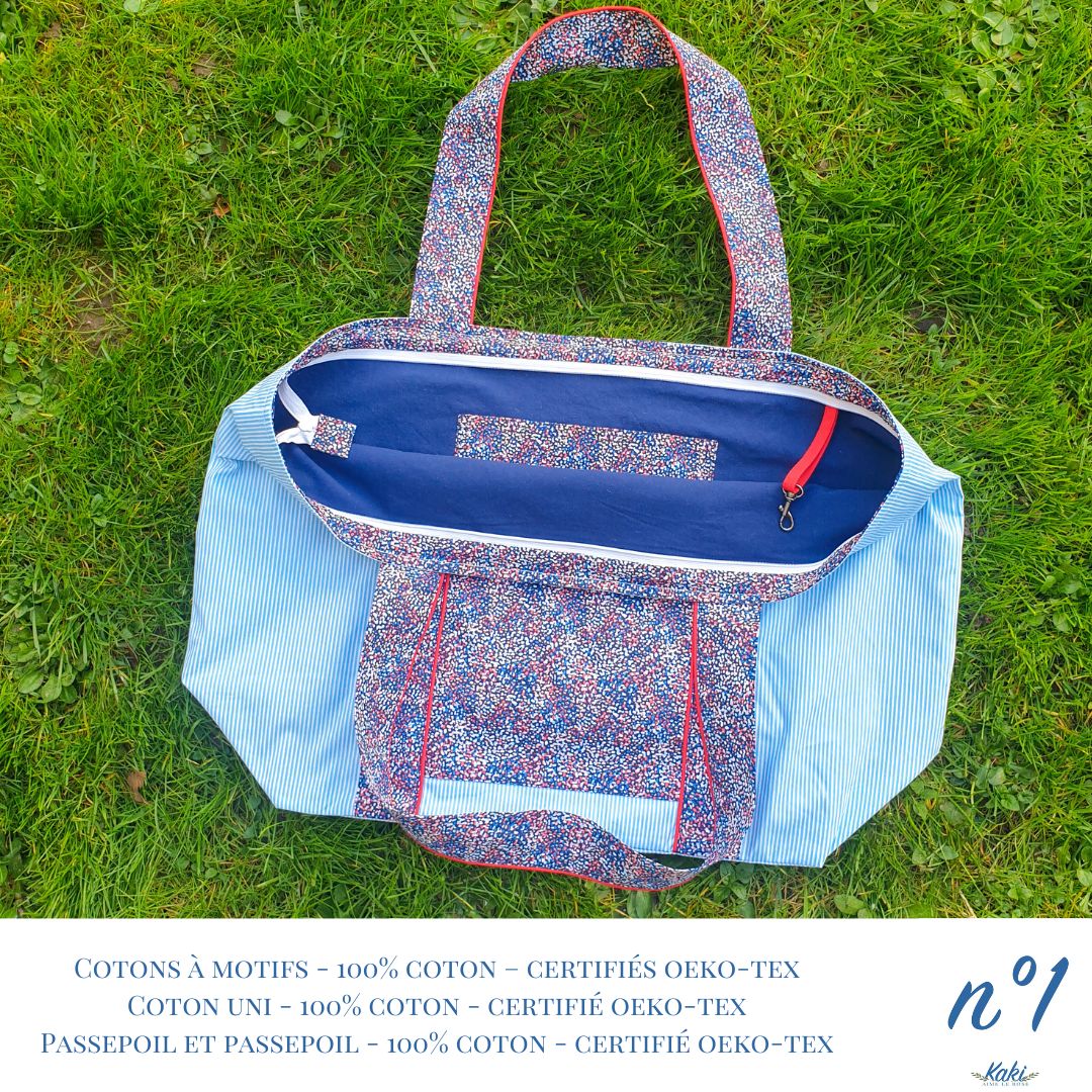 Sac cabas Seguin, les tons froids