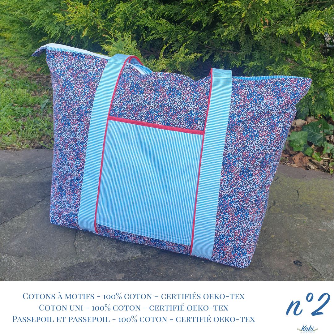 Sac cabas Seguin, les tons froids