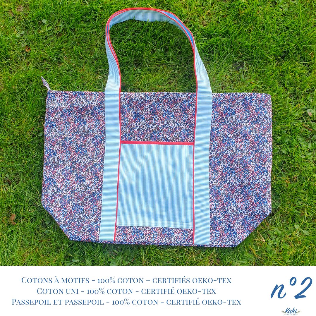 Sac cabas Seguin, les tons froids