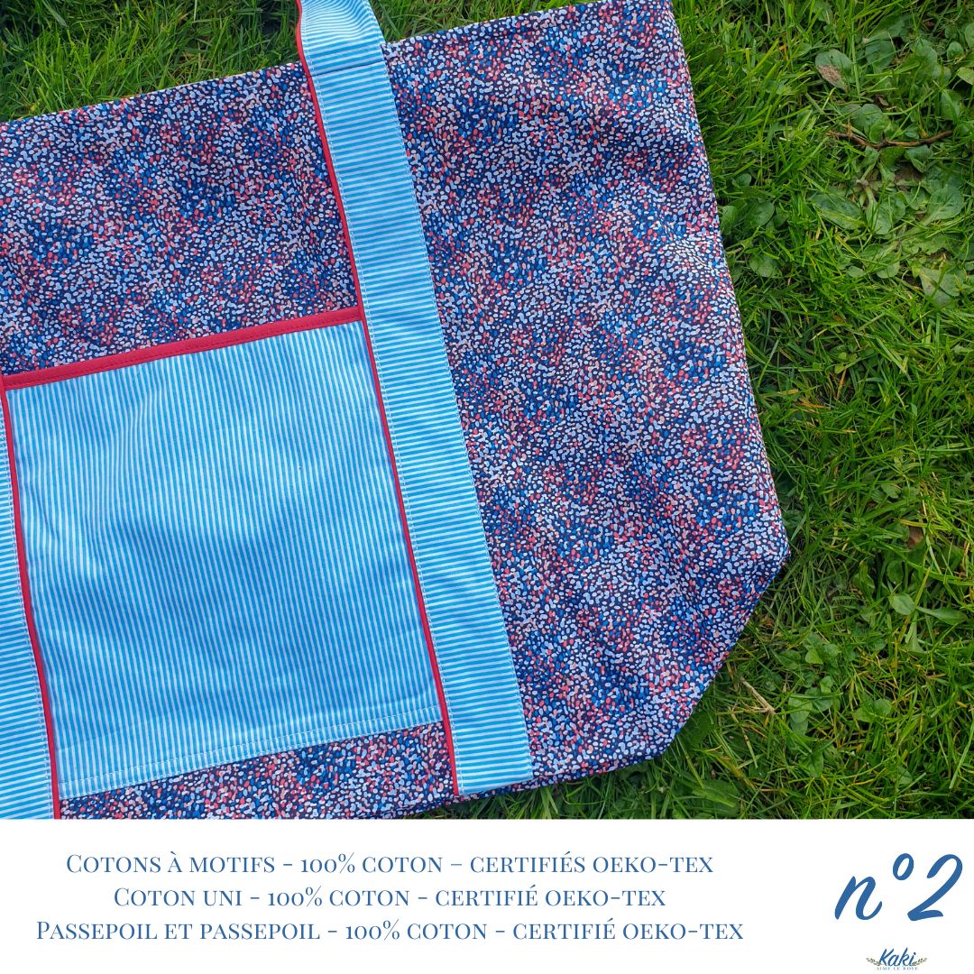 Sac cabas Seguin, les tons froids
