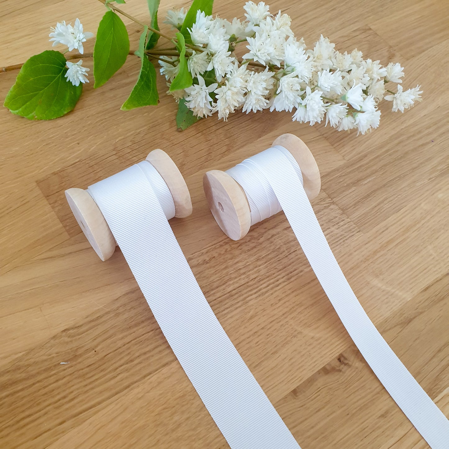 Grosgrain Ribbon - Snowdrop