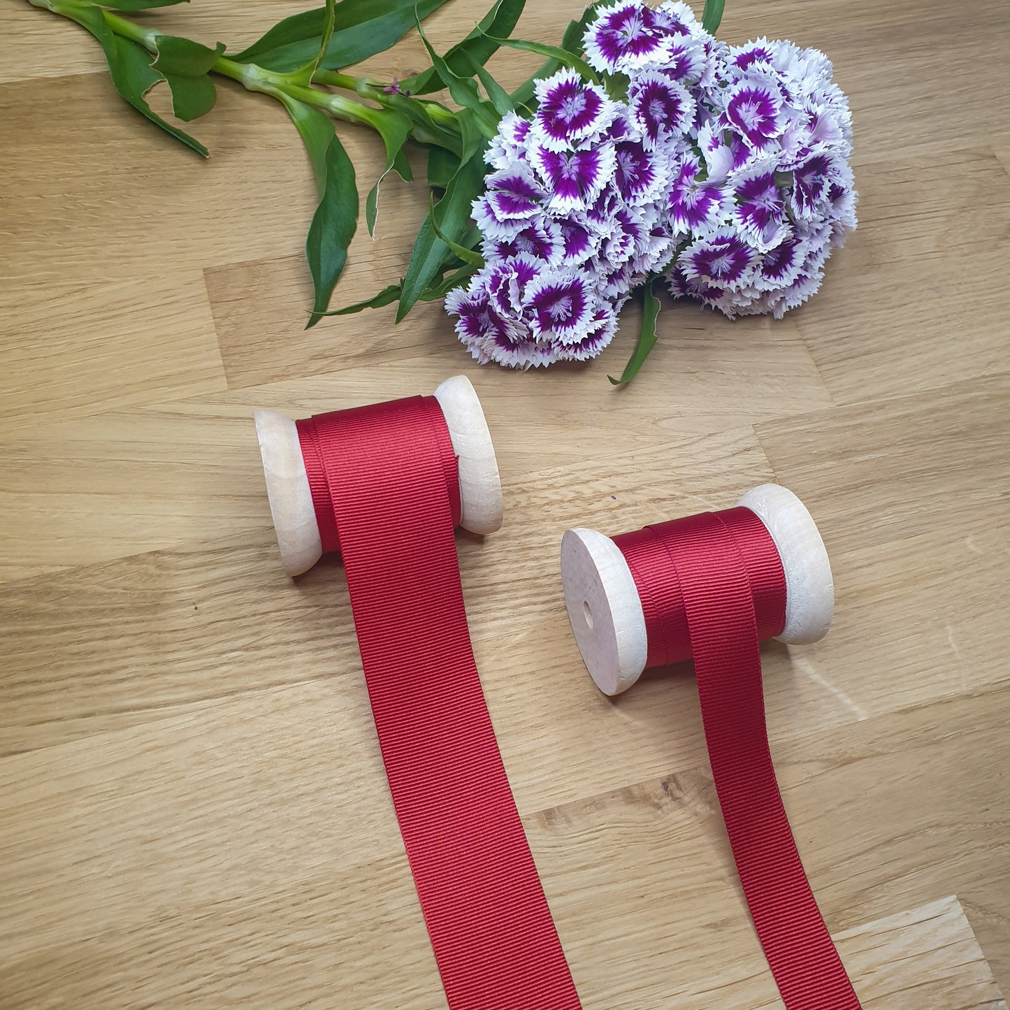 Ruban gros grain - Coquelicot