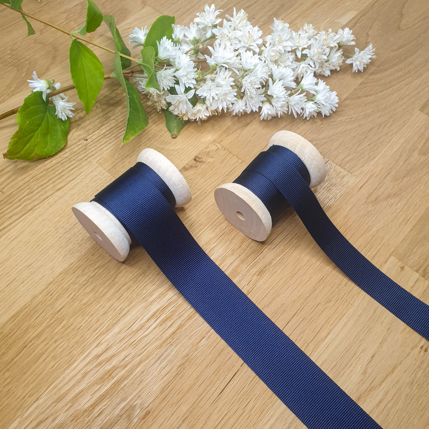 Grosgrain Ribbon - Blue Tit Throat