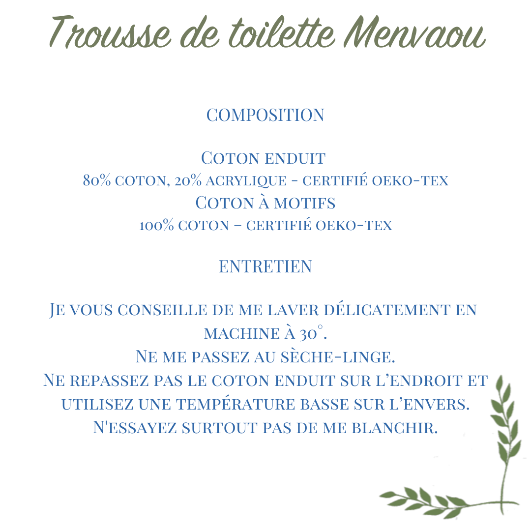 Trousse de toilette Menvaou, enfant