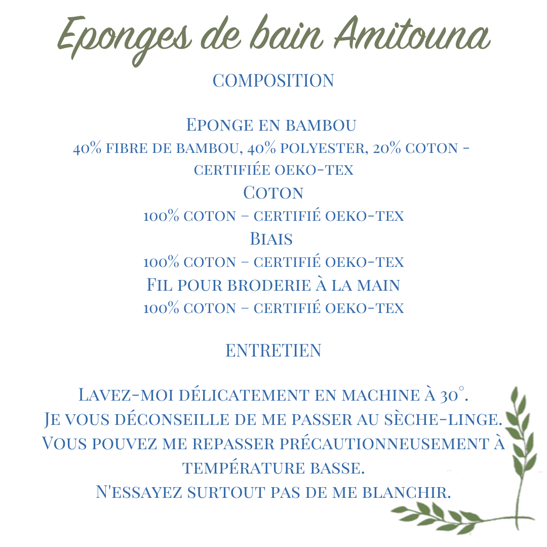 Eponges de bain Amitouna