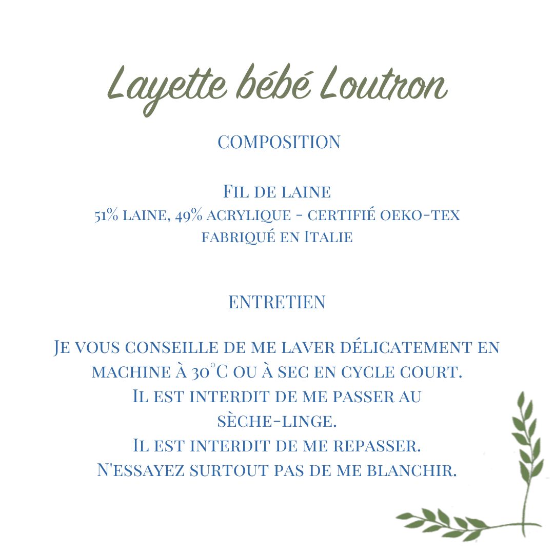 Layette bébé Loutron