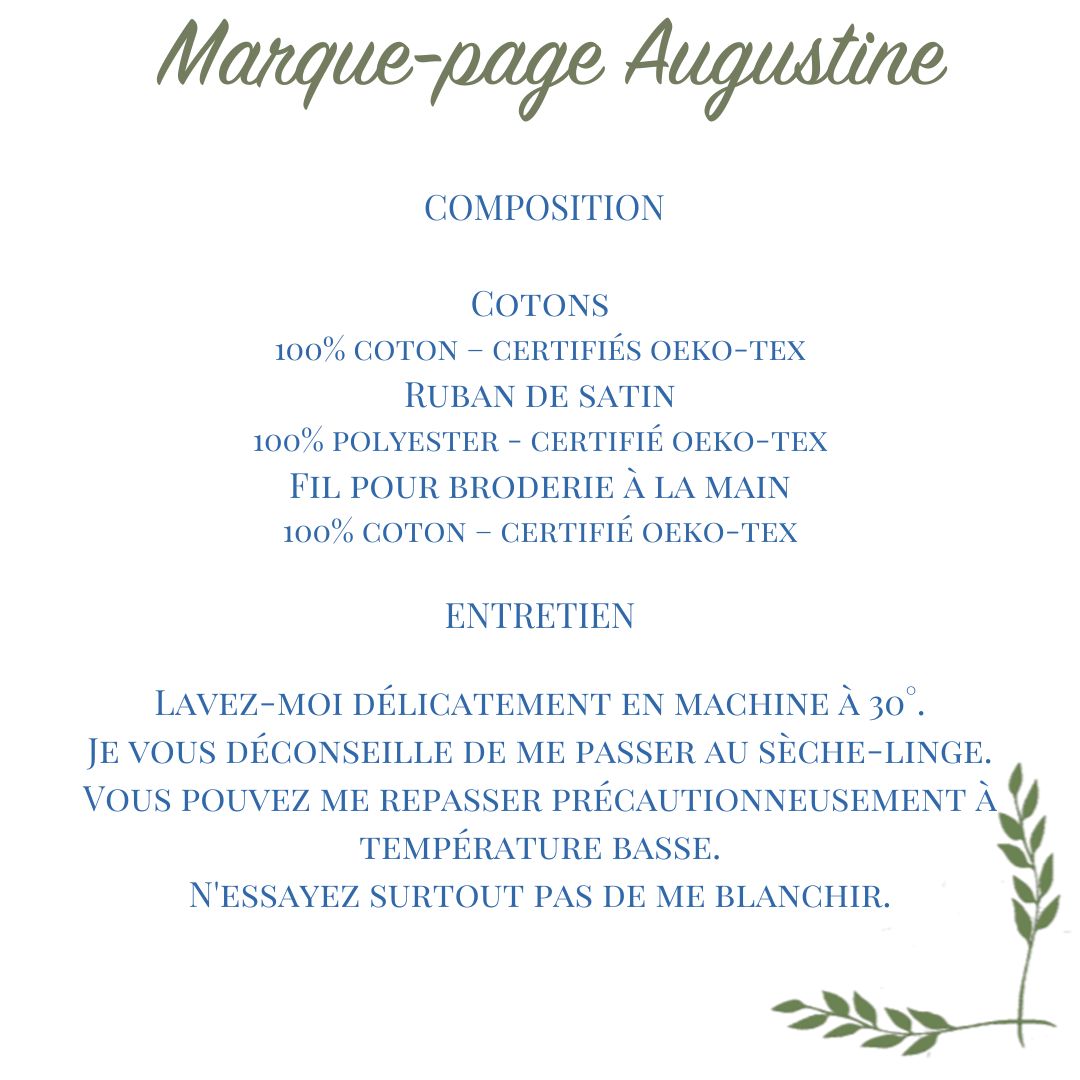 Marque-page Augustine