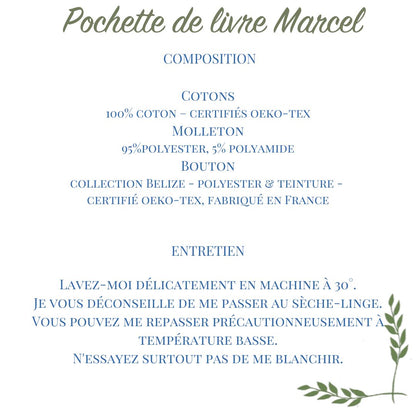 Pochette de livre Marcel, les tons chauds