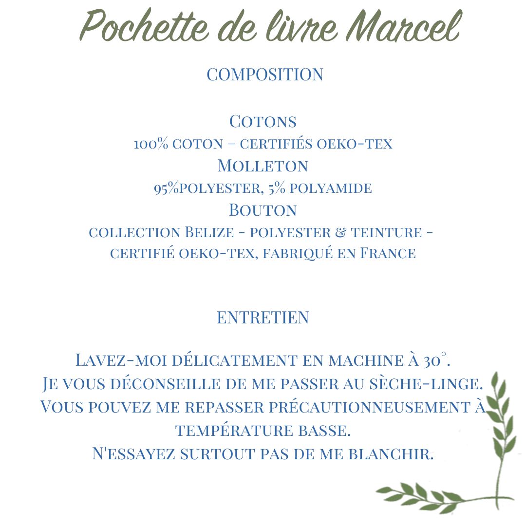 Pochette de livre Marcel, les tons froids