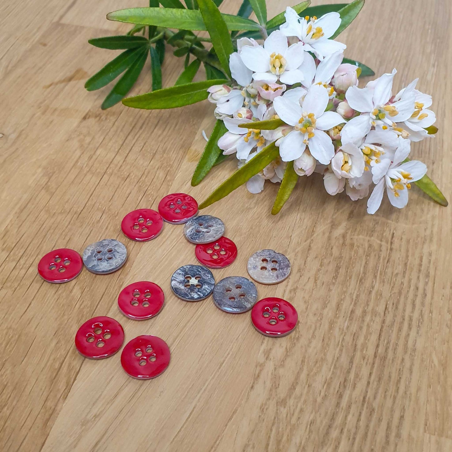 Bouton Pétrichor - Coquelicot