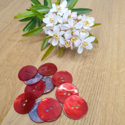 Bouton Retba - Coquelicot
