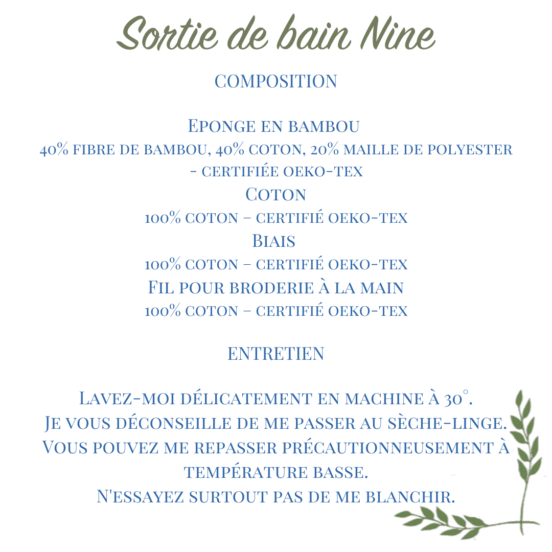 Sortie de bain Nine